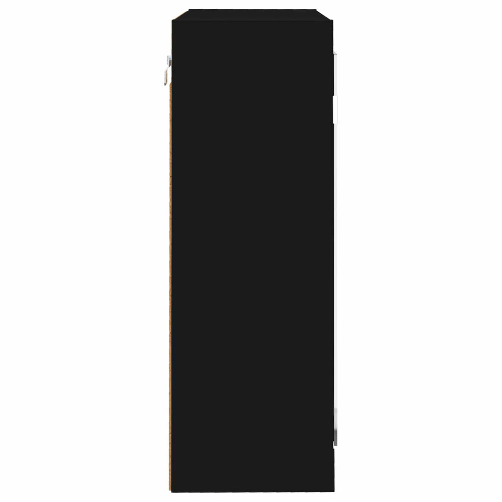 vidaXL Szafka z lustrem do łazienki Czarny 60 x 20 x 60 cm