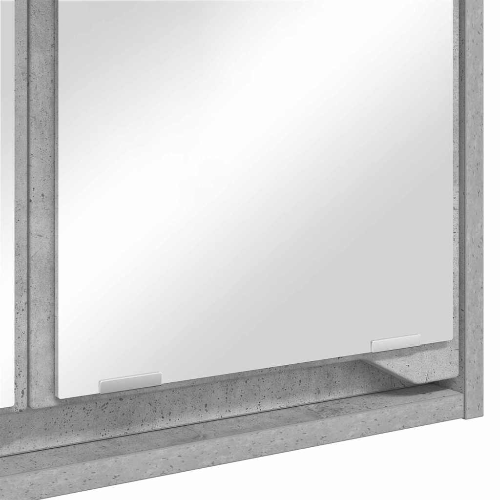 vidaXL Szafka z lustrem do łazienki Betonowy szary 60 x 20 x 60 cm