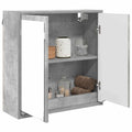 vidaXL Szafka z lustrem do łazienki Betonowy szary 60 x 20 x 60 cm