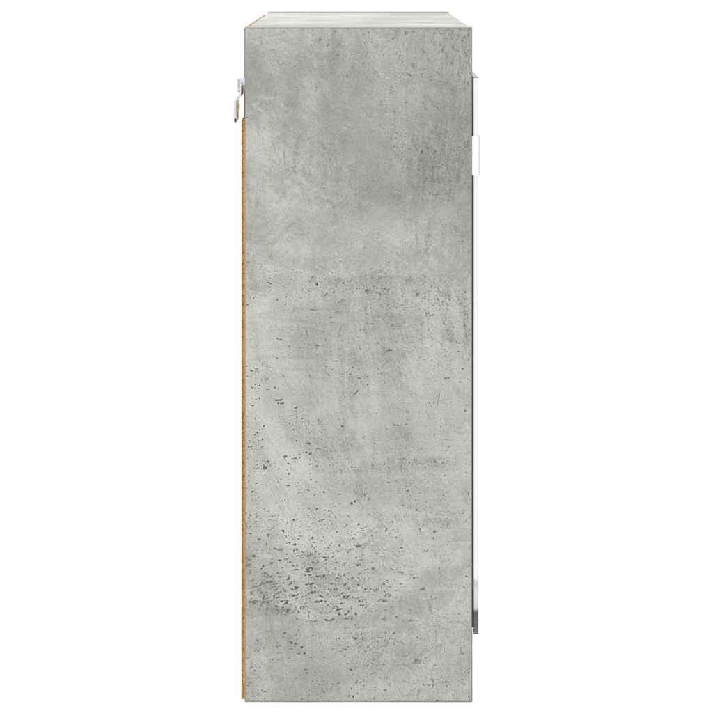 vidaXL Szafka z lustrem do łazienki Betonowy szary 60 x 20 x 60 cm