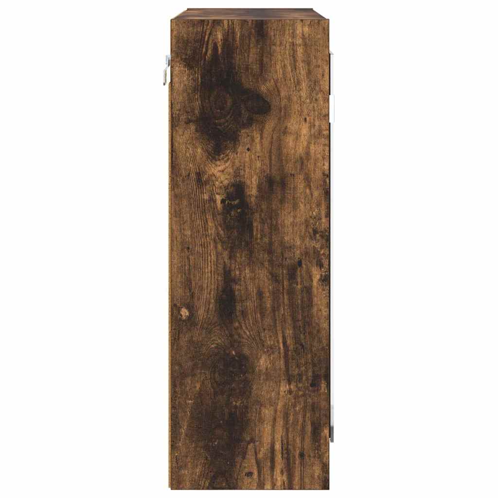 vidaXL Szafka z lustrem do łazienki Dąb wędzony 60 x 20 x 60 cm