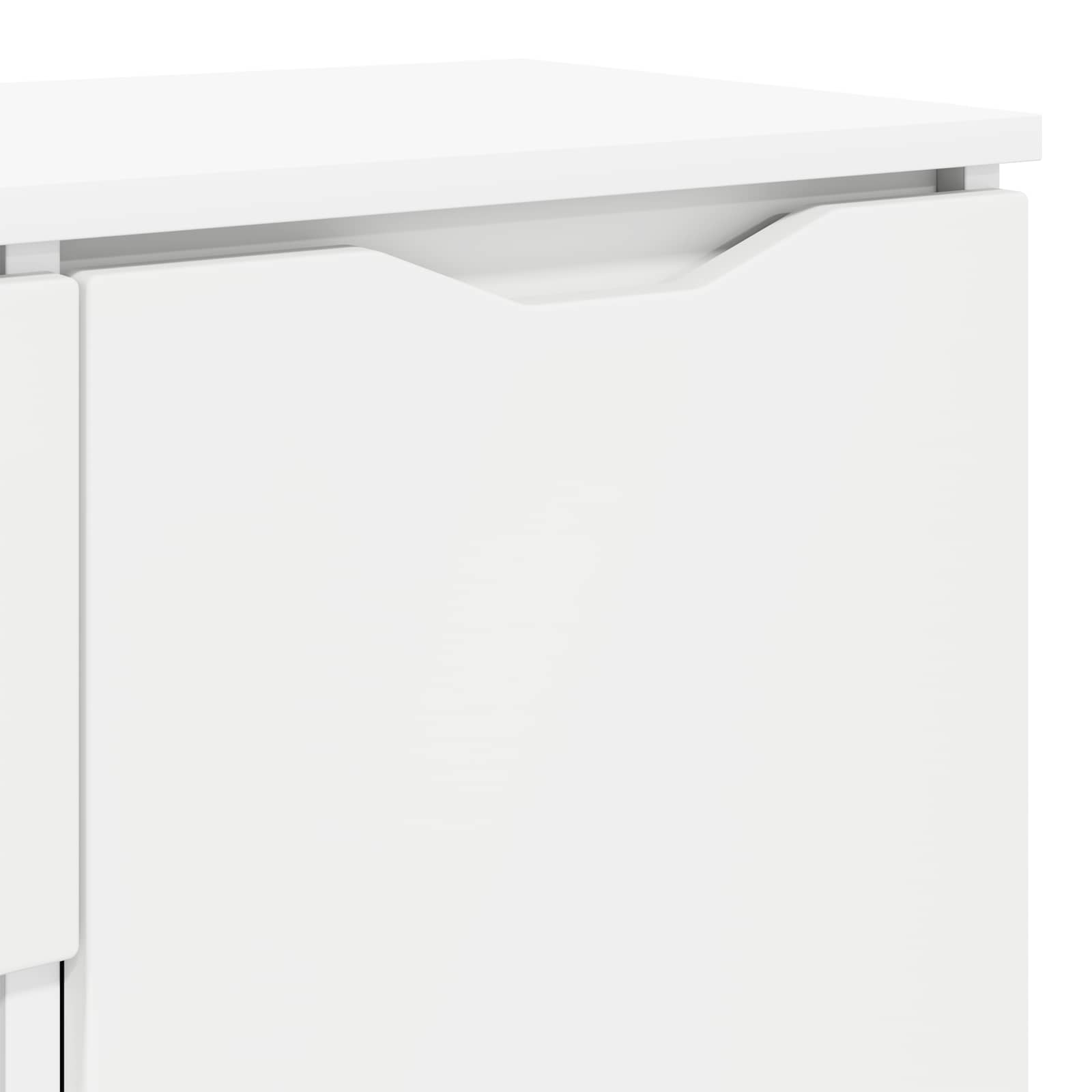 vidaXL Bufet Biały 100 x 30 x 65,6 Drewno inżynieryjne