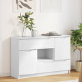 vidaXL Bufet z szufladą Biały 100 x 30 x 65,6 Materiał drewnopochodny
