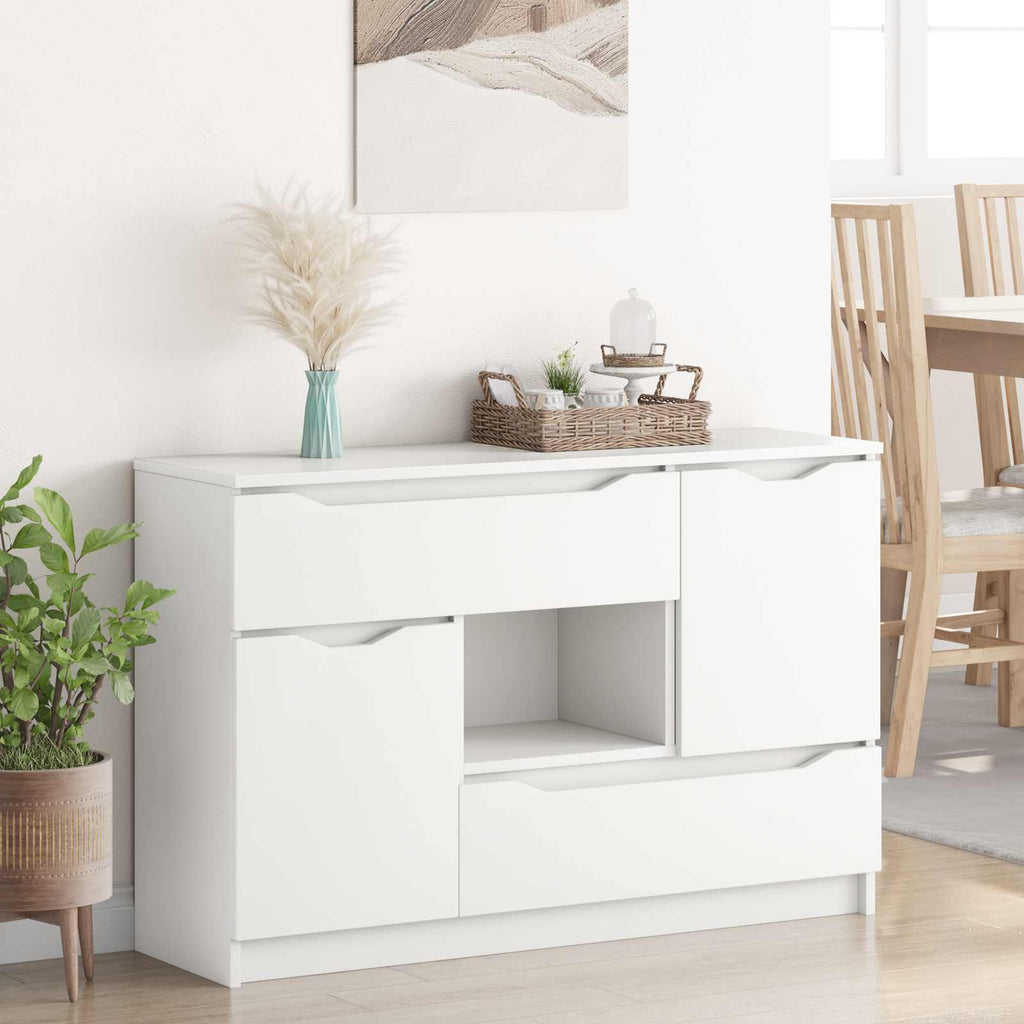vidaXL Bufet Biały 100 x 30 x 65,6 Drewno inżynieryjne