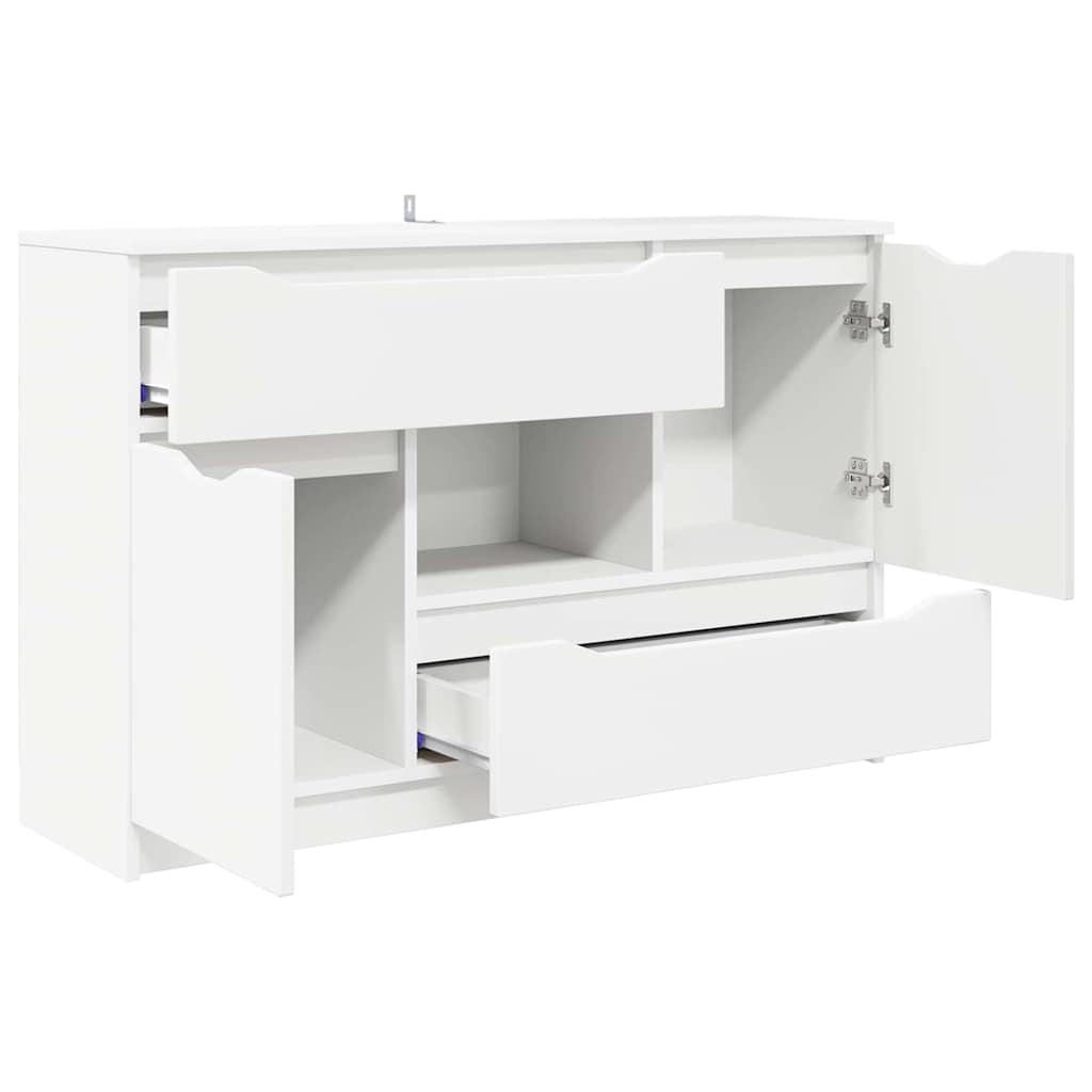 vidaXL Bufet z szufladą Biały 100 x 30 x 65,6 Materiał drewnopochodny