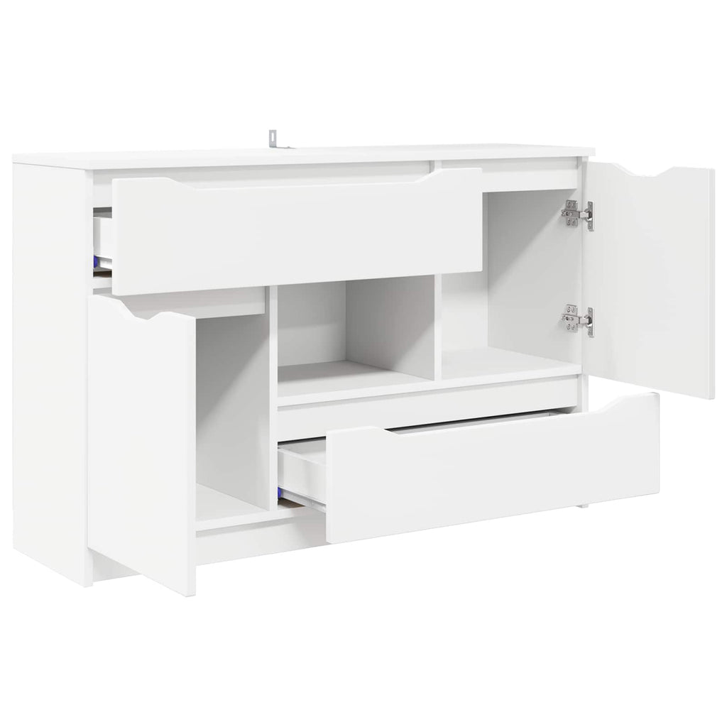 vidaXL Bufet Biały 100 x 30 x 65,6 Drewno inżynieryjne