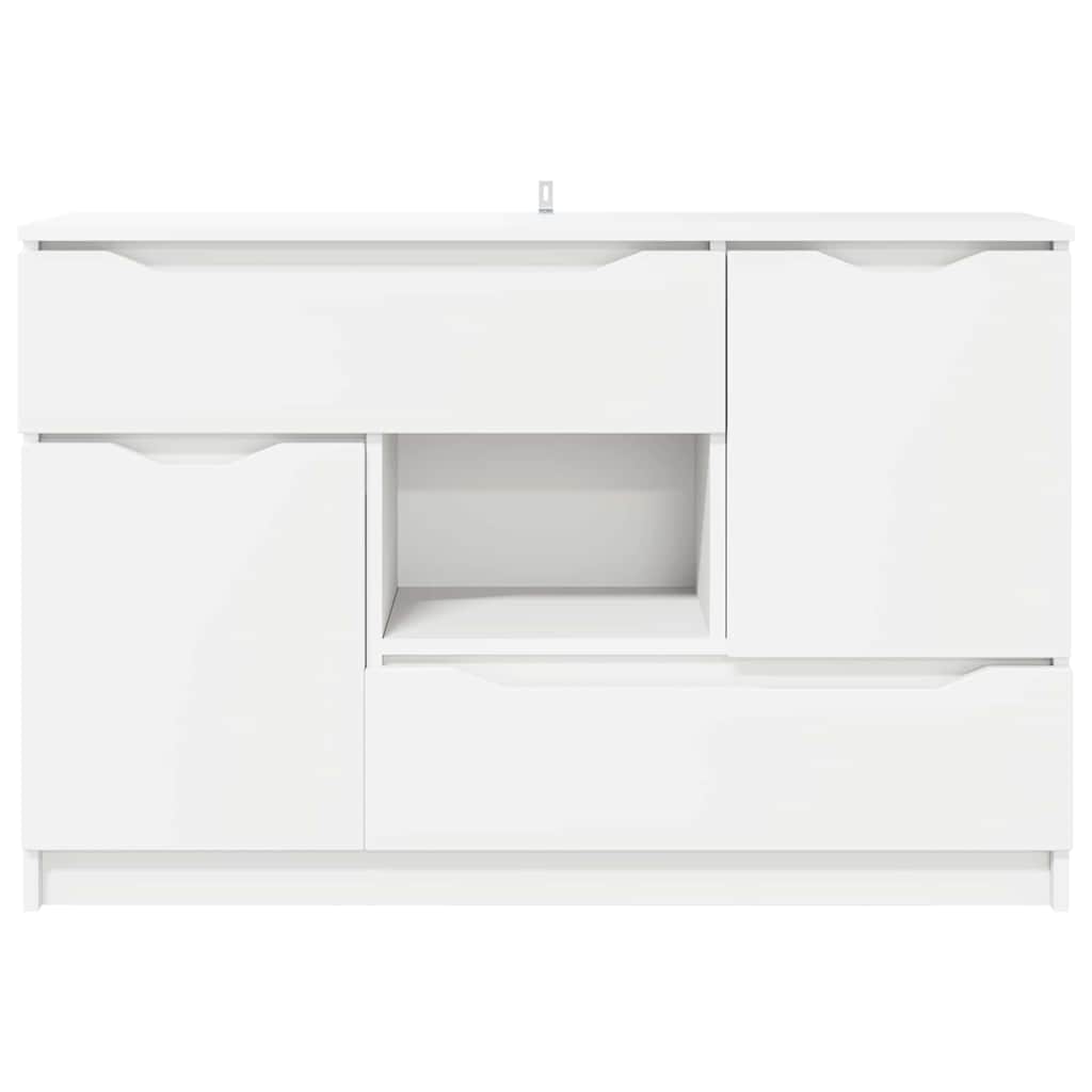 vidaXL Bufet z szufladą Biały 100 x 30 x 65,6 Materiał drewnopochodny