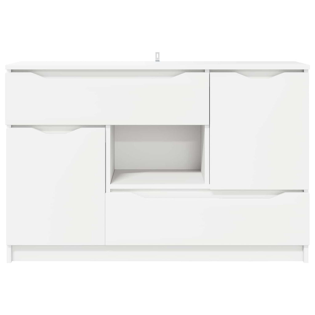 vidaXL Bufet Biały 100 x 30 x 65,6 Drewno inżynieryjne