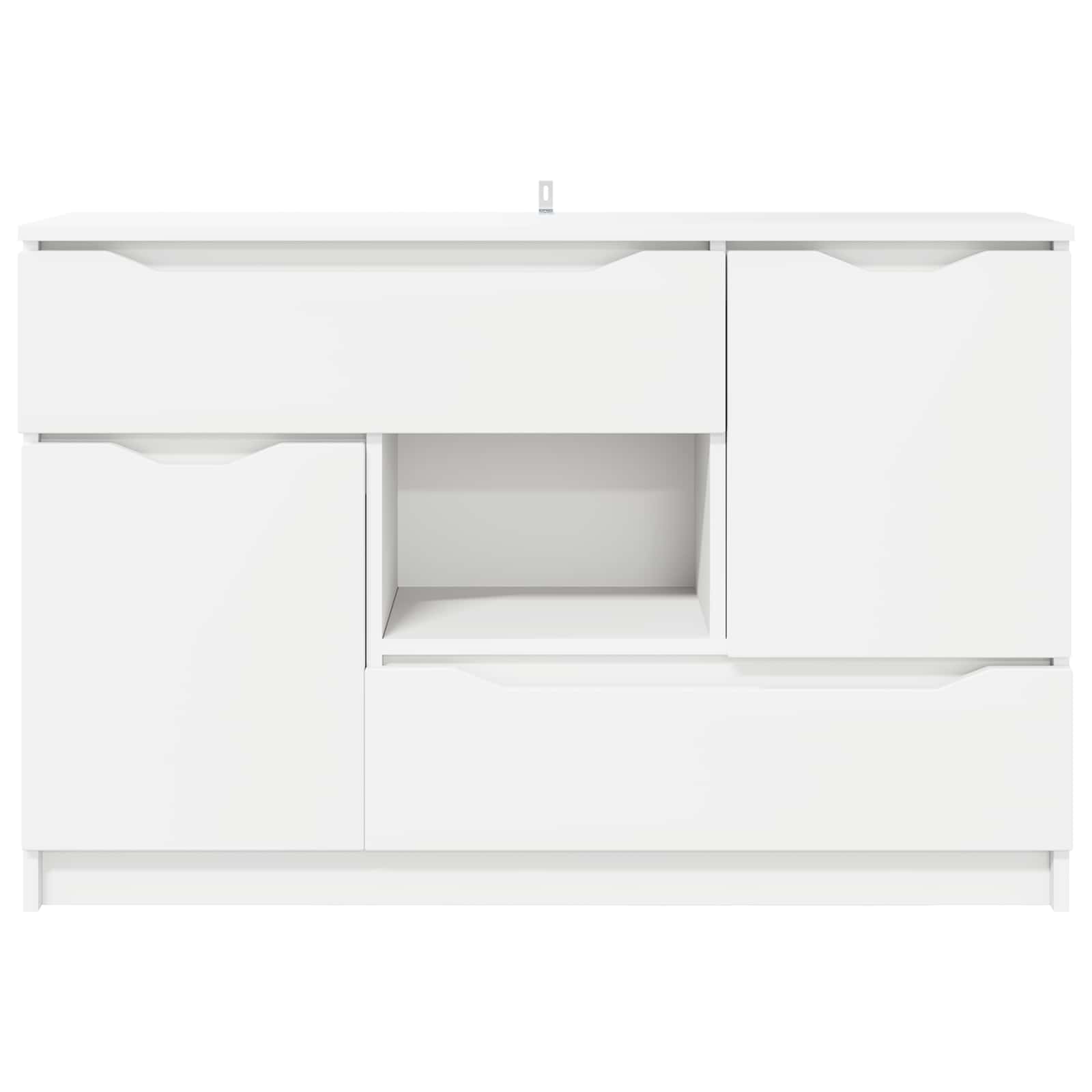 vidaXL Bufet Biały 100 x 30 x 65,6 Drewno inżynieryjne