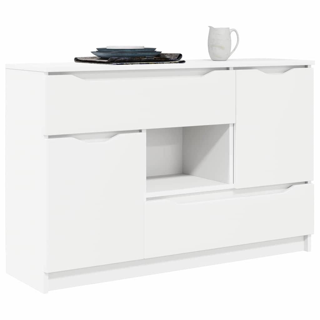 vidaXL Bufet z szufladą Biały 100 x 30 x 65,6 Materiał drewnopochodny