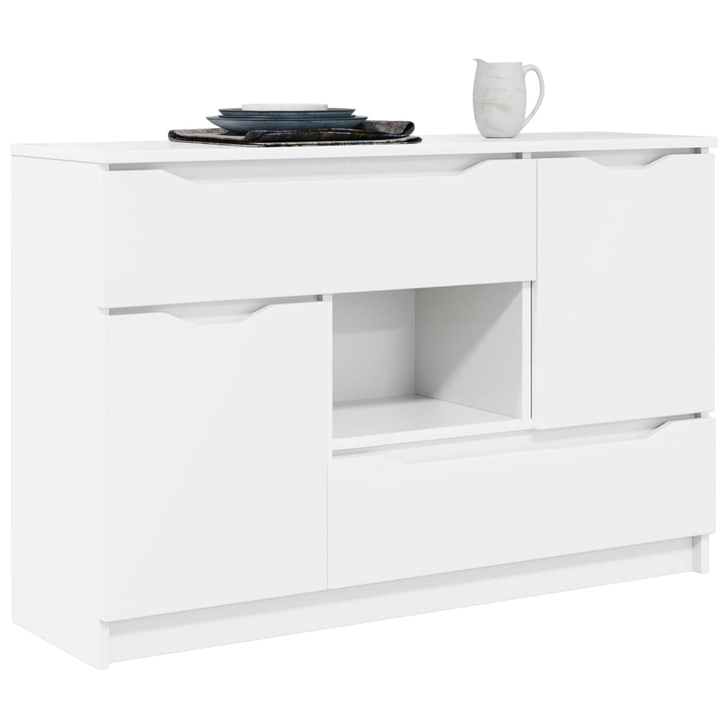 vidaXL Bufet Biały 100 x 30 x 65,6 Drewno inżynieryjne