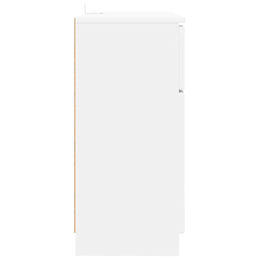 vidaXL Bufet z szufladą Biały 100 x 30 x 65,6 Materiał drewnopochodny