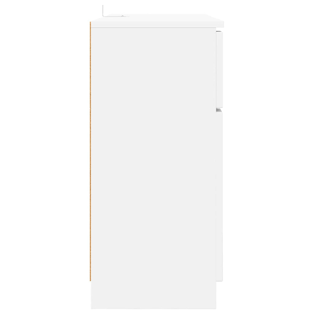 vidaXL Bufet Biały 100 x 30 x 65,6 Drewno inżynieryjne