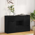 vidaXL Bufet Czarny 100 x 30 x 65,6 Drewno inżynieryjne