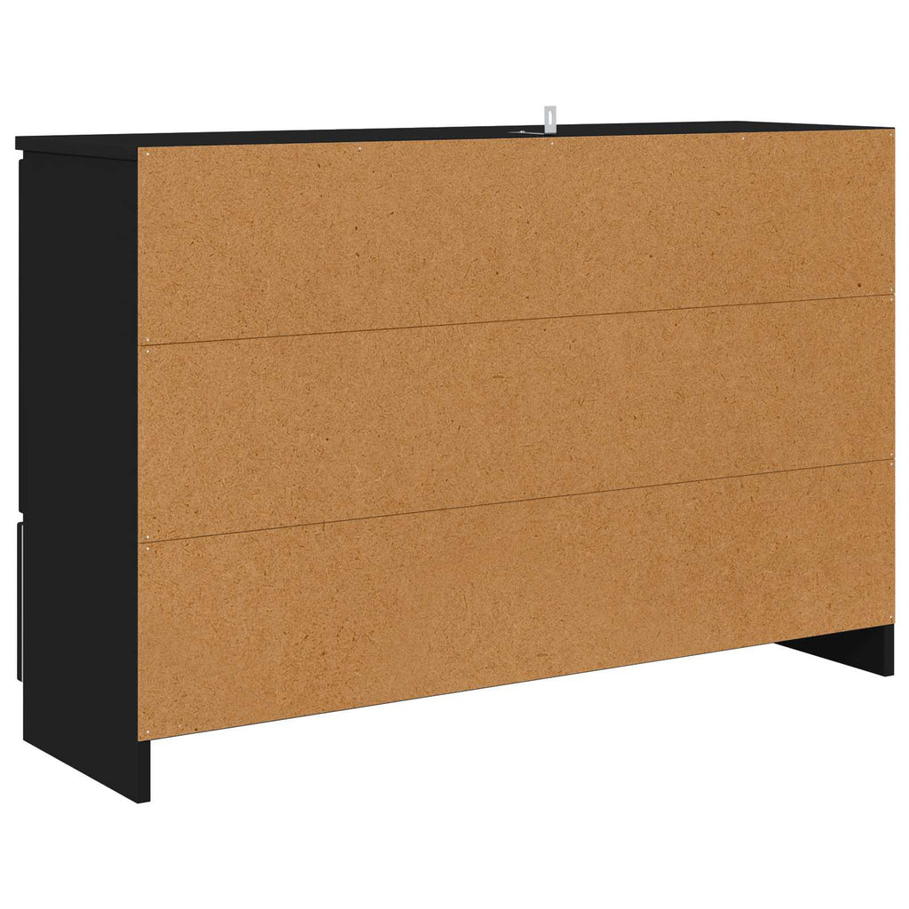 vidaXL Bufet Czarny 100 x 30 x 65,6 Drewno inżynieryjne