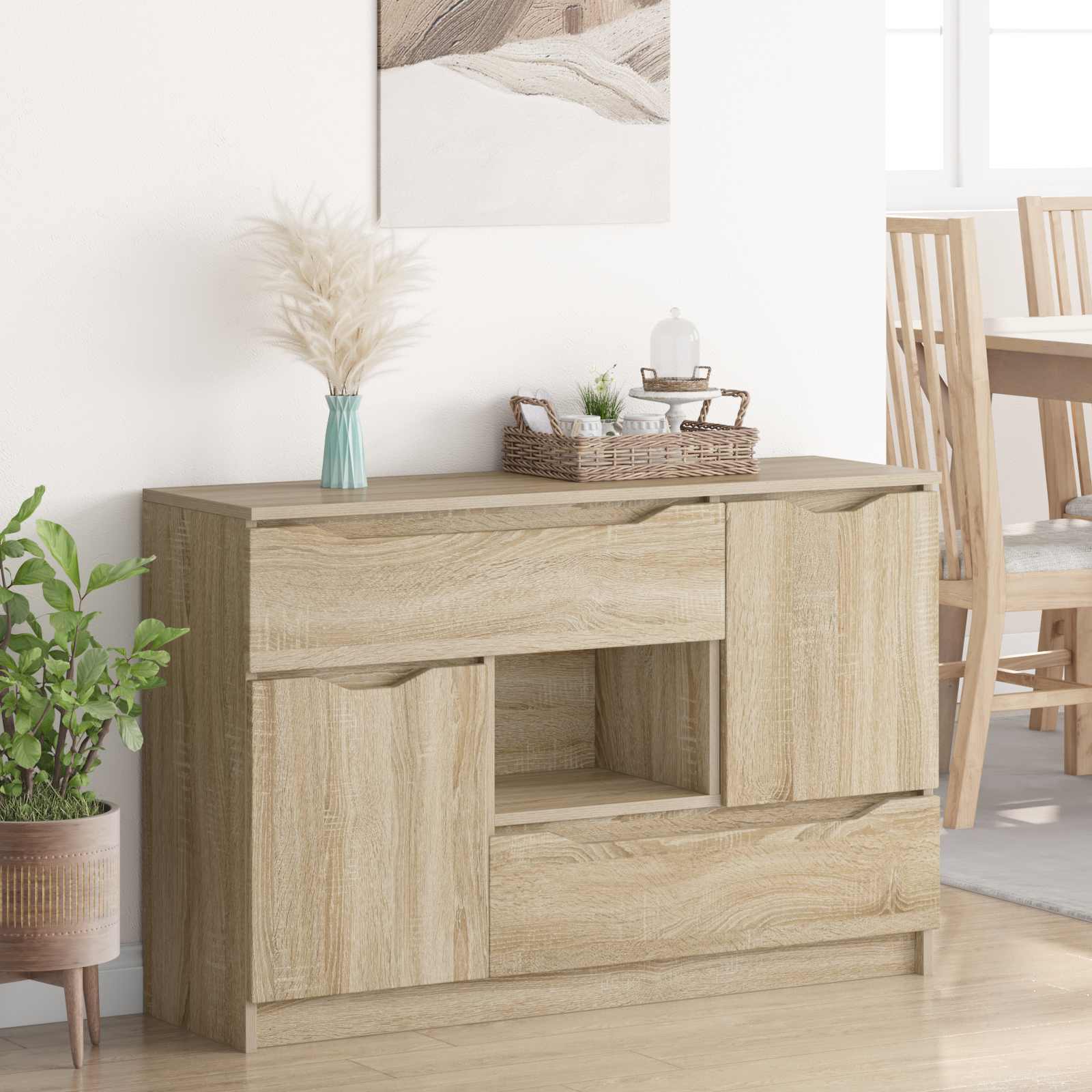 vidaXL Bufet Dąb Sonoma 100 x 30 x 65,6 Drewno inżynieryjne