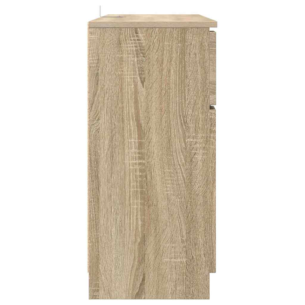vidaXL Bufet Dąb Sonoma 100 x 30 x 65,6 Materiał drewnopochodny