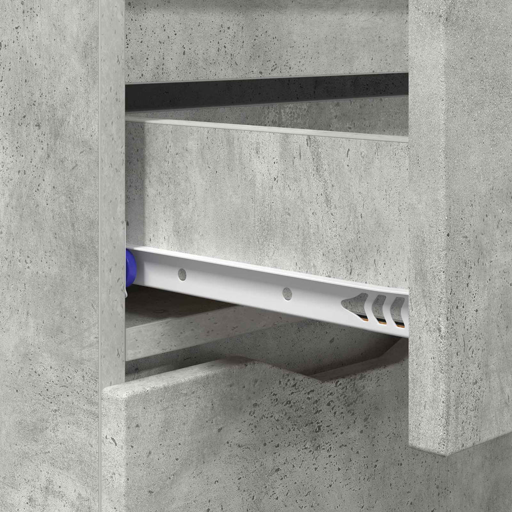 vidaXL Bufet Betonowy szary 100 x 30 x 65,6 Drewno inżynieryjne
