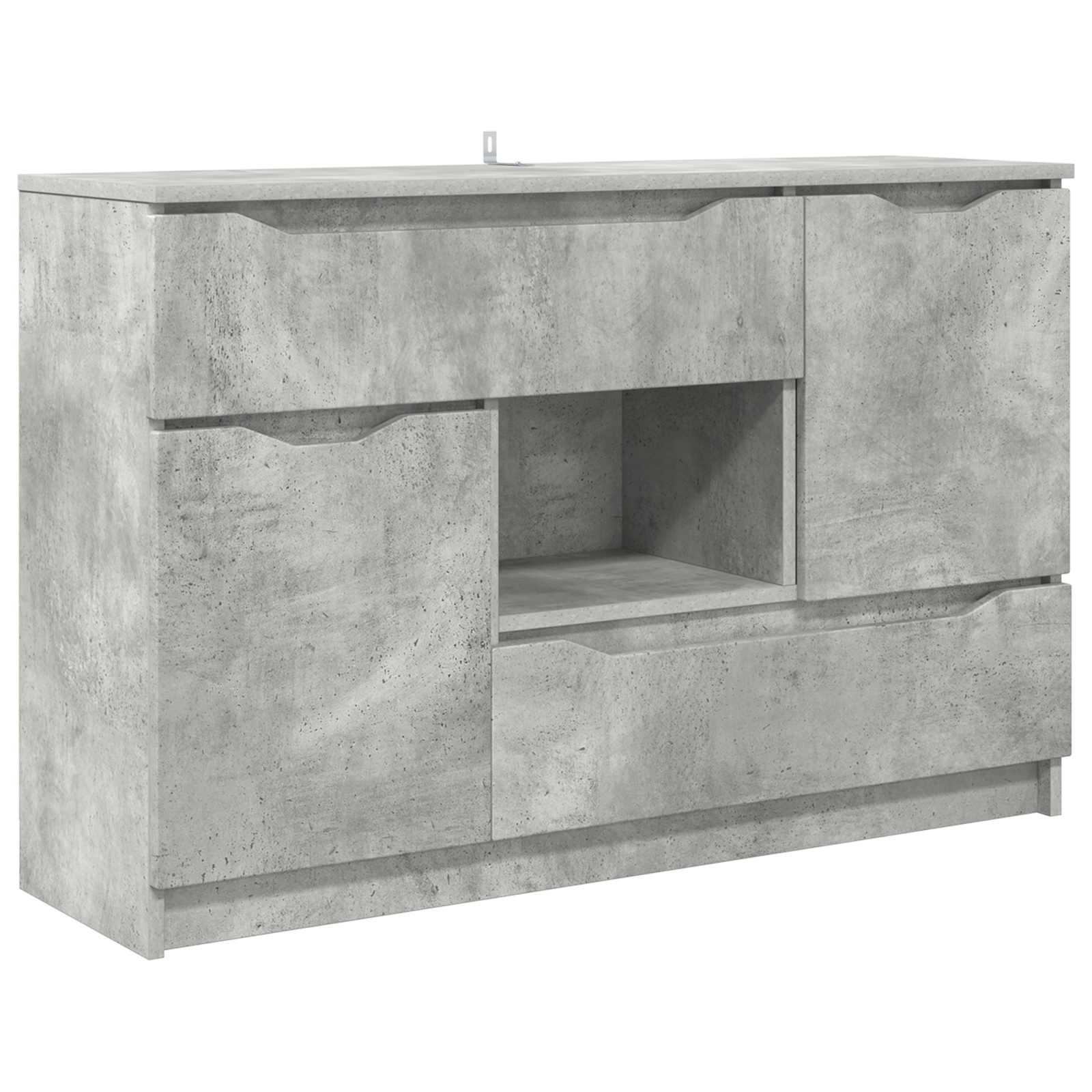 vidaXL Bufet Betonowy szary 100 x 30 x 65,6 Drewno inżynieryjne