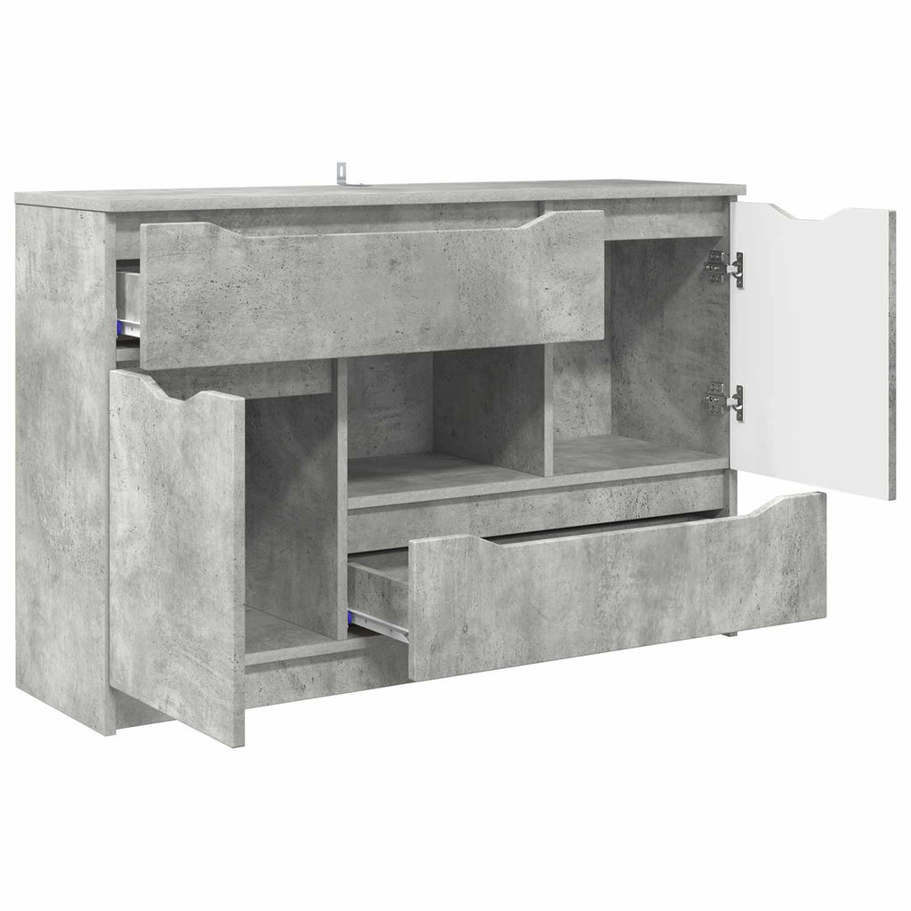 vidaXL Bufet Betonowy szary 100 x 30 x 65,6 Drewno inżynieryjne
