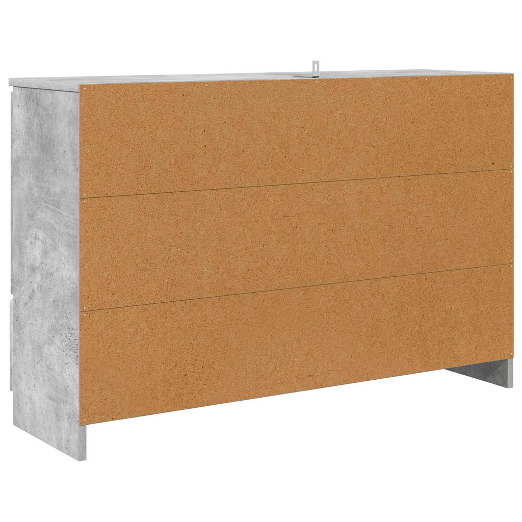 vidaXL Bufet Betonowy szary 100 x 30 x 65,6 Drewno inżynieryjne