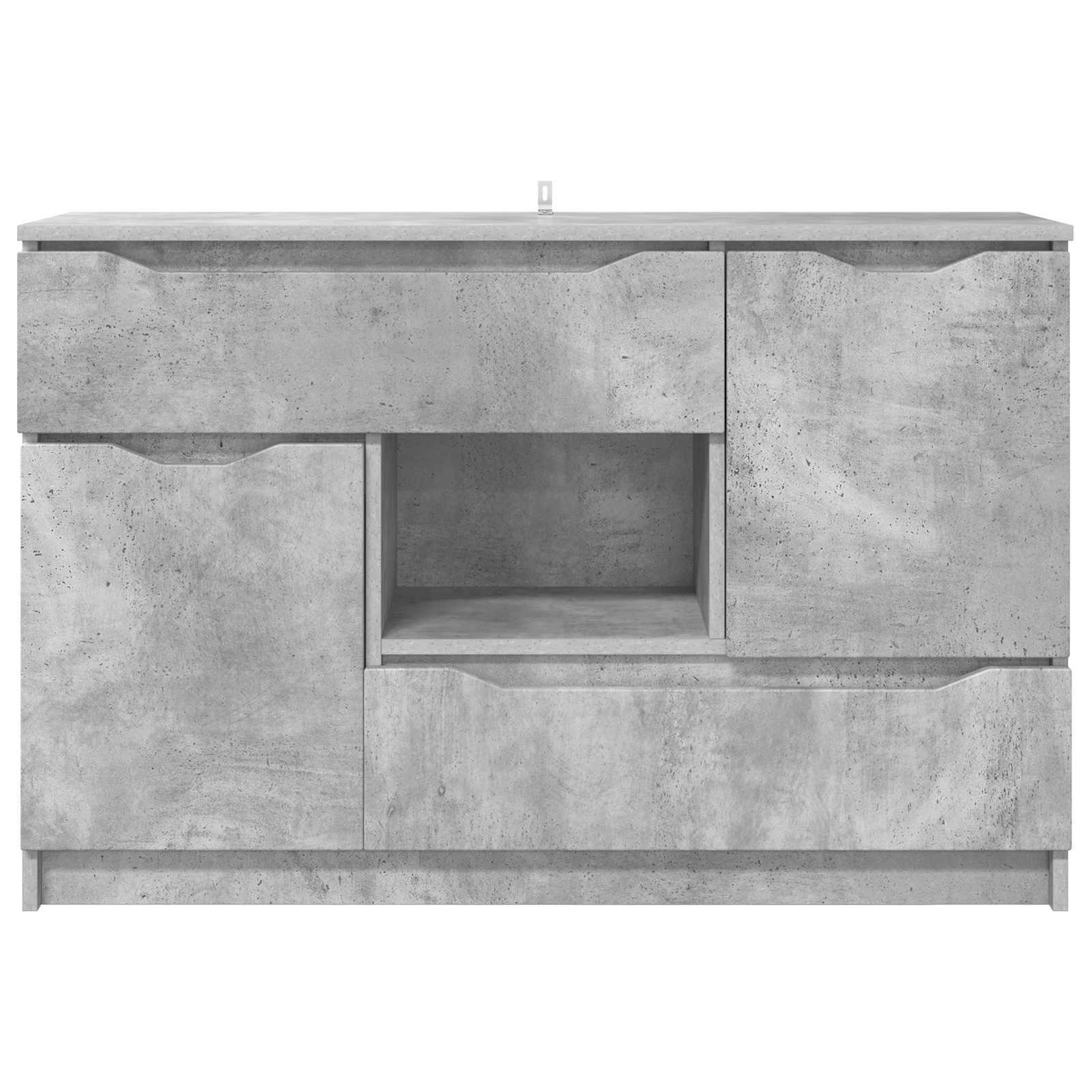 vidaXL Bufet Betonowy szary 100 x 30 x 65,6 Drewno inżynieryjne