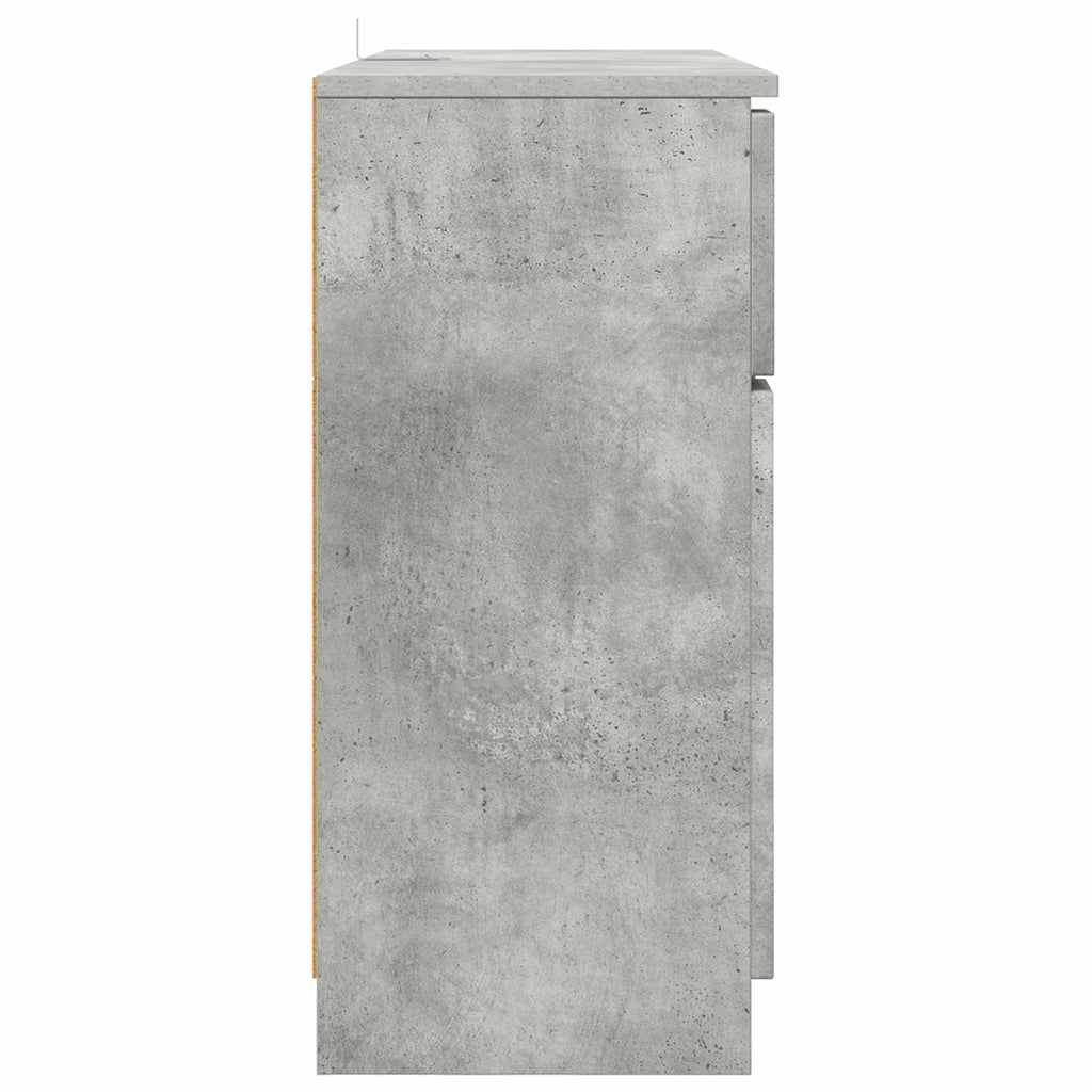 vidaXL Bufet Betonowy szary 100 x 30 x 65,6 Drewno inżynieryjne