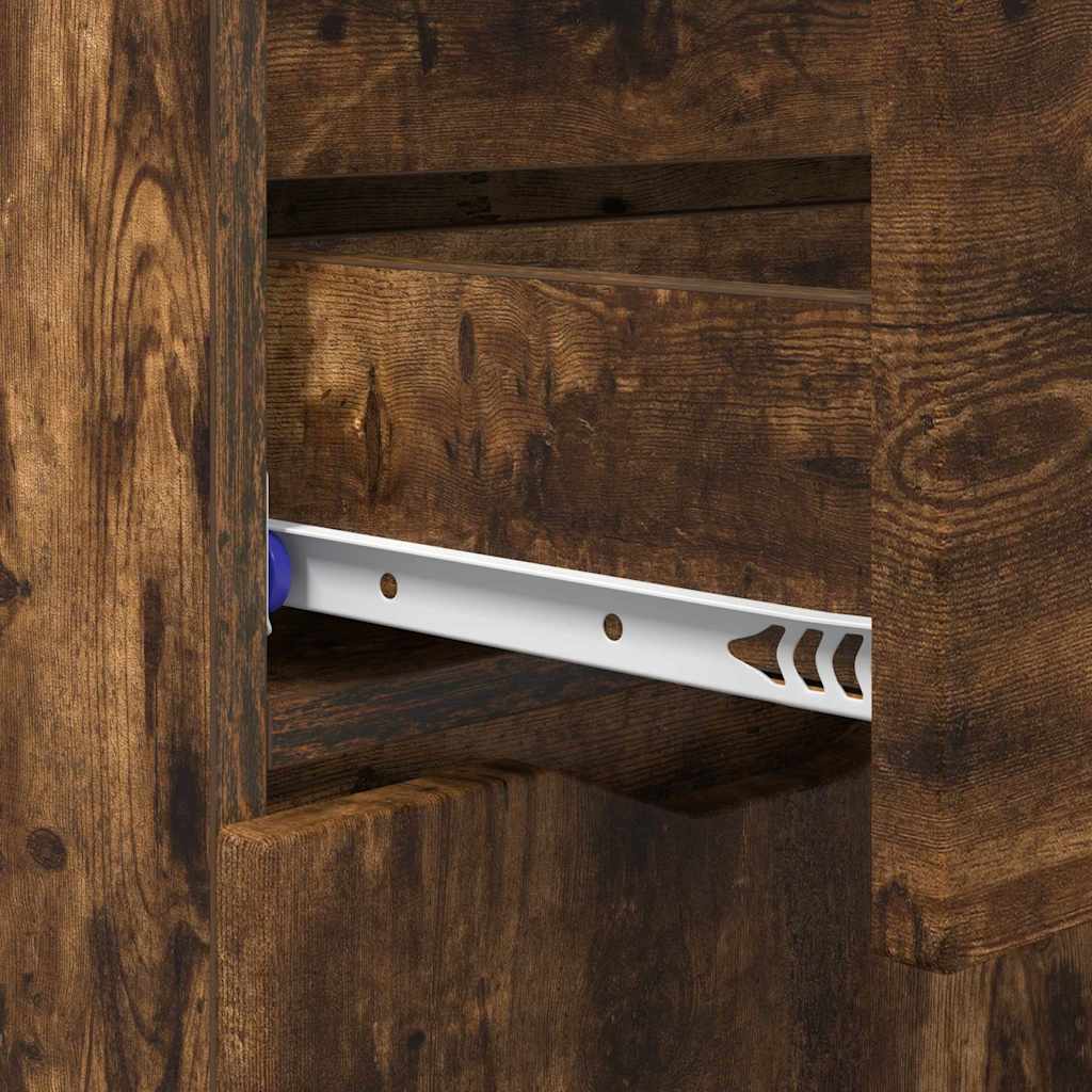 vidaXL Bufet Dąb wędzony 100 x 30 x 65,6 Materiał drewnopochodny
