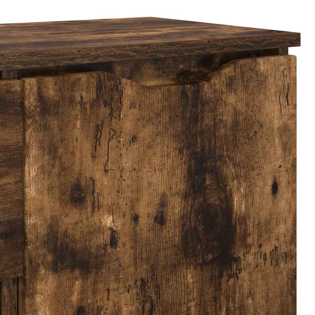 vidaXL Bufet Dąb wędzony 100 x 30 x 65,6 Materiał drewnopochodny