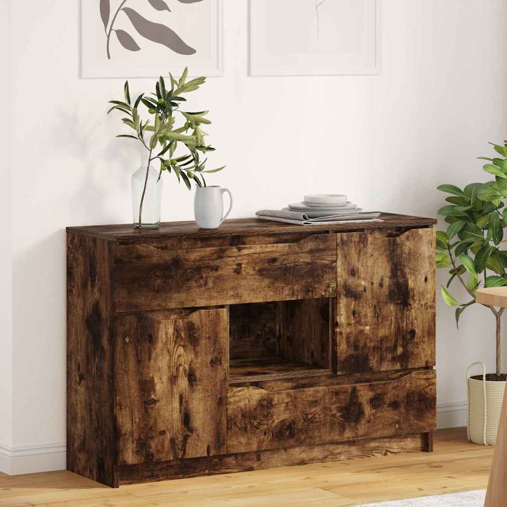 vidaXL Bufet Dąb wędzony 100 x 30 x 65,6 Materiał drewnopochodny