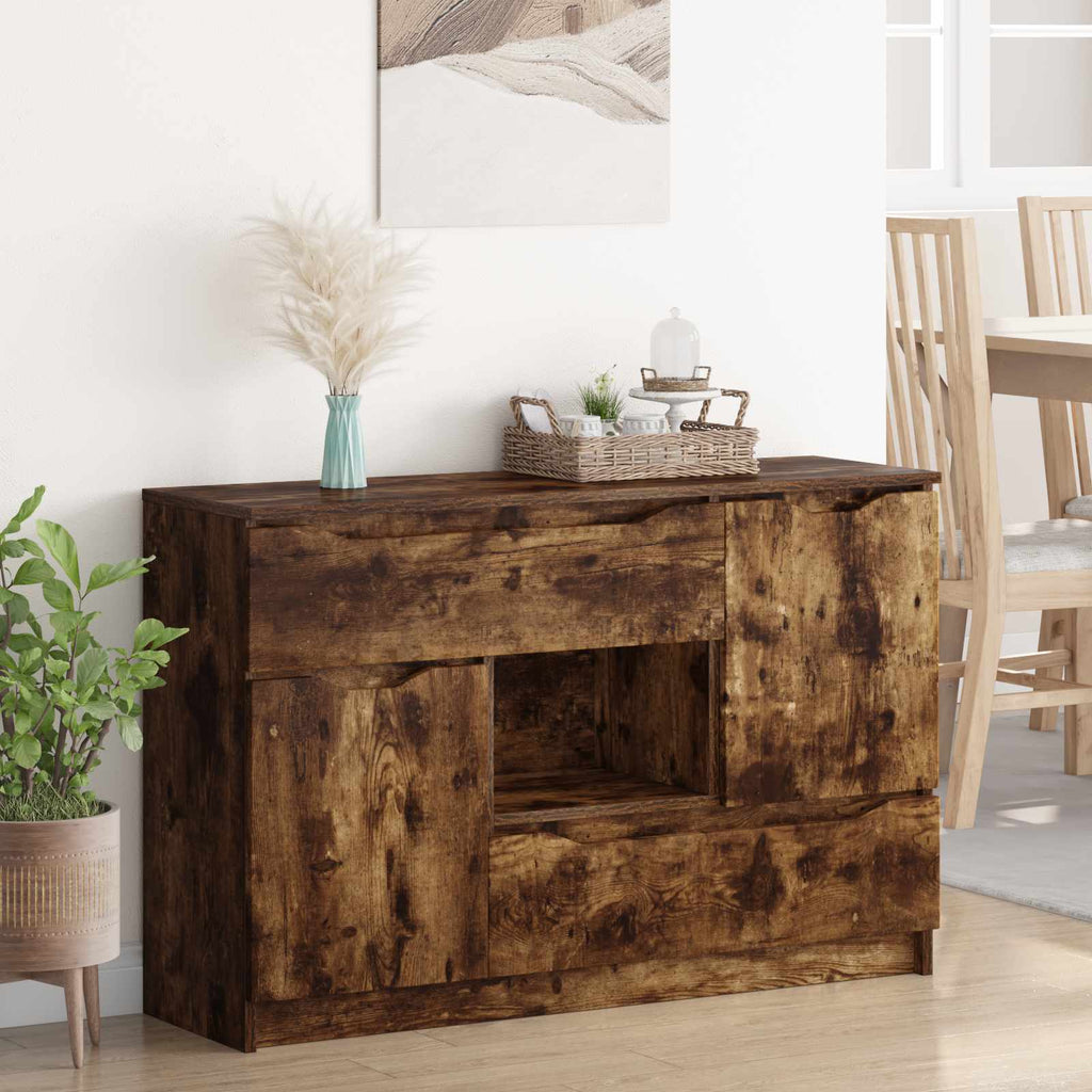 vidaXL Bufet Dąb wędzony 100 x 30 x 65,6 Drewno inżynieryjne