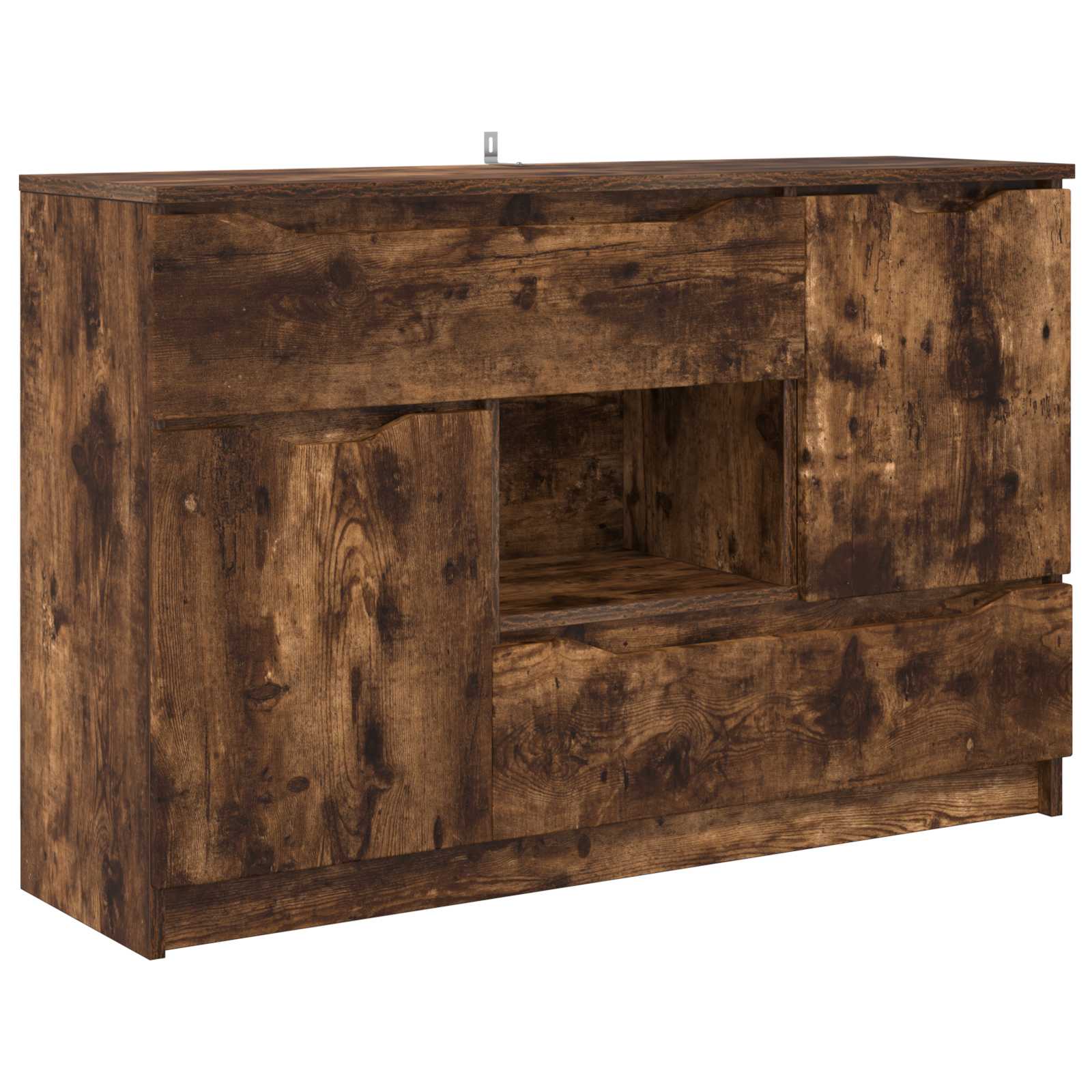 vidaXL Bufet Dąb wędzony 100 x 30 x 65,6 Drewno inżynieryjne