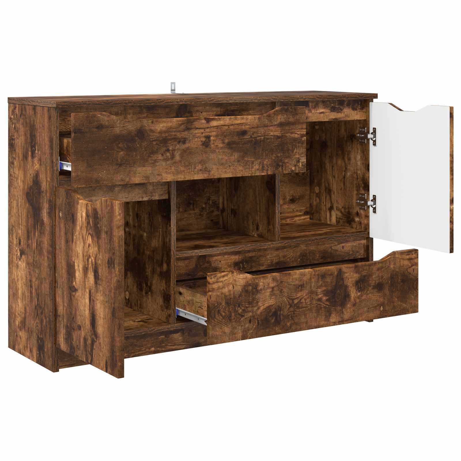vidaXL Bufet Dąb wędzony 100 x 30 x 65,6 Drewno inżynieryjne