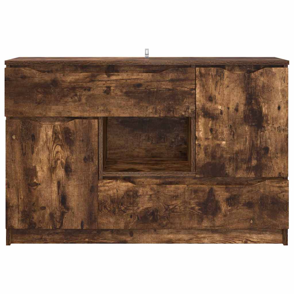 vidaXL Bufet Dąb wędzony 100 x 30 x 65,6 Materiał drewnopochodny