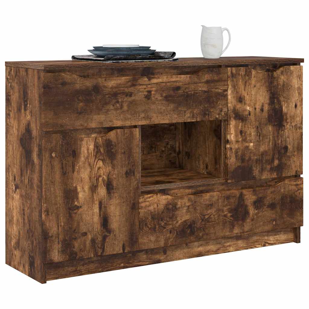 vidaXL Bufet Dąb wędzony 100 x 30 x 65,6 Materiał drewnopochodny