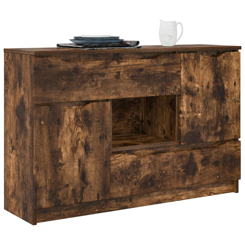 vidaXL Bufet Dąb wędzony 100 x 30 x 65,6 Drewno inżynieryjne