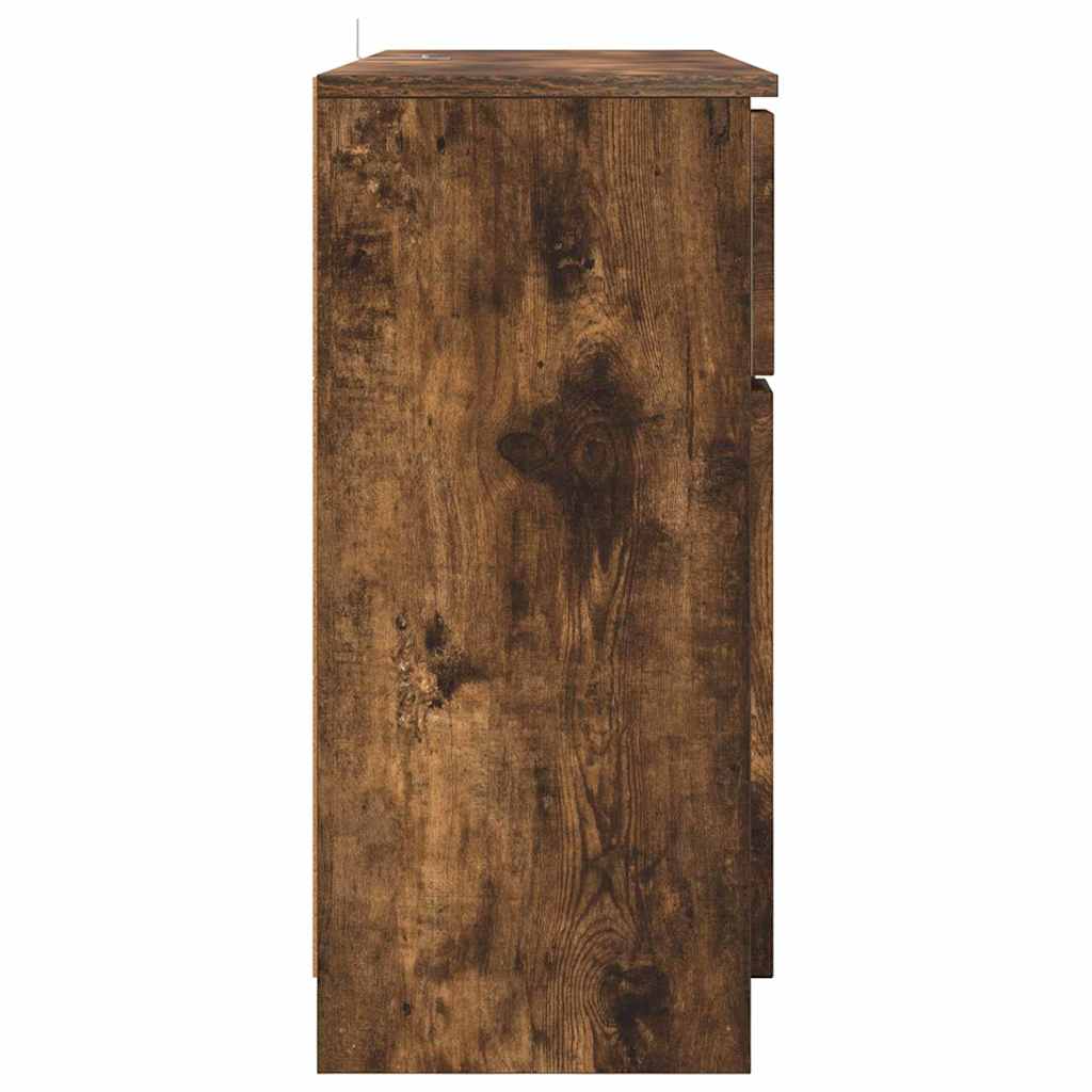 vidaXL Bufet Dąb wędzony 100 x 30 x 65,6 Materiał drewnopochodny
