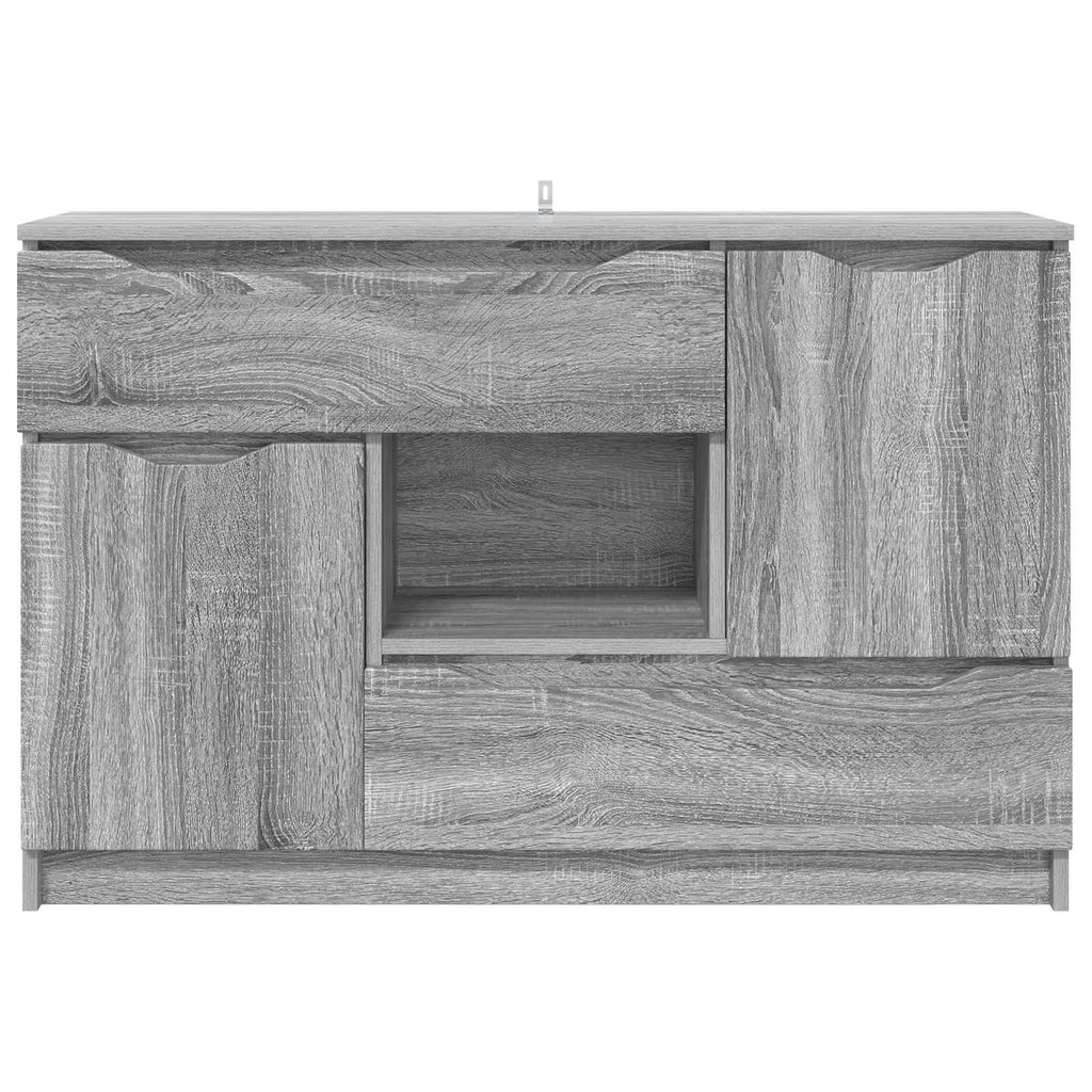 vidaXL Bufet Szary Sonoma 100 x 30 x 65,6 Drewno inżynieryjne