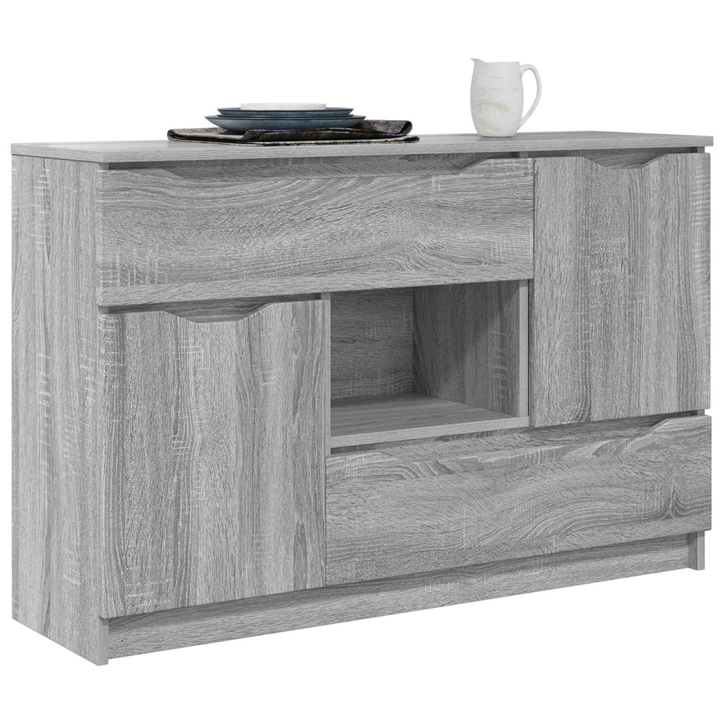 vidaXL Bufet Szary Sonoma 100 x 30 x 65,6 Drewno inżynieryjne