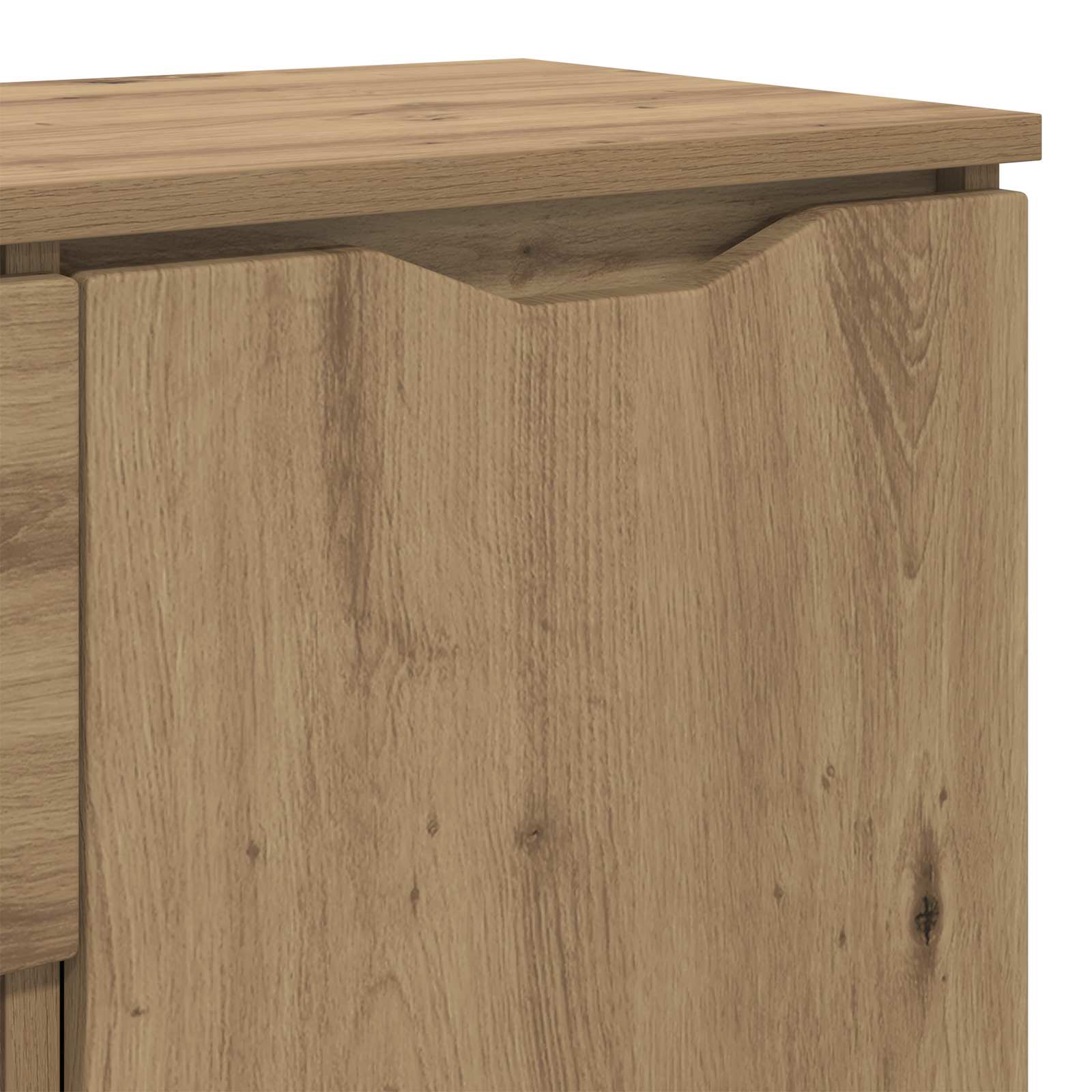 vidaXL Bufet Dąb rzemieślniczy 100 x 30 x 65,6 Drewno inżynieryjne