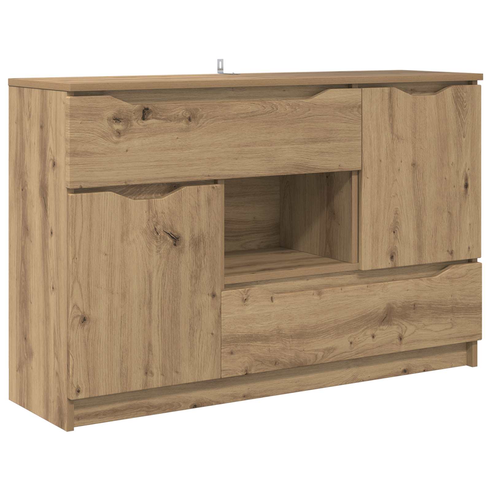vidaXL Bufet Dąb rzemieślniczy 100 x 30 x 65,6 Drewno inżynieryjne