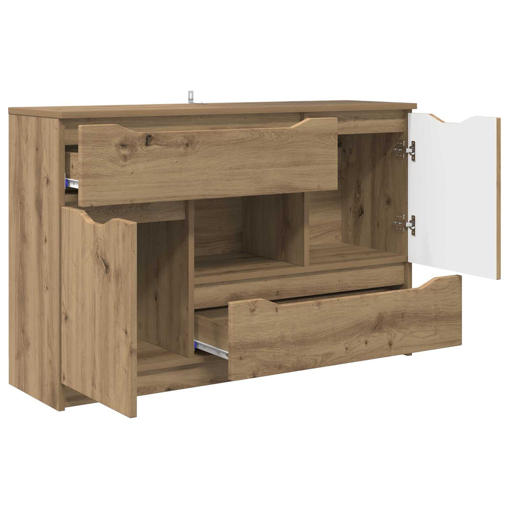 vidaXL Bufet Dąb rzemieślniczy 100 x 30 x 65,6 Drewno inżynieryjne
