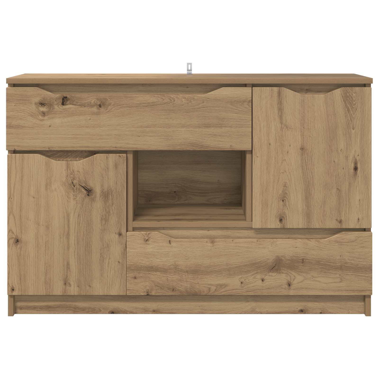 vidaXL Bufet Dąb rzemieślniczy 100 x 30 x 65,6 Drewno inżynieryjne