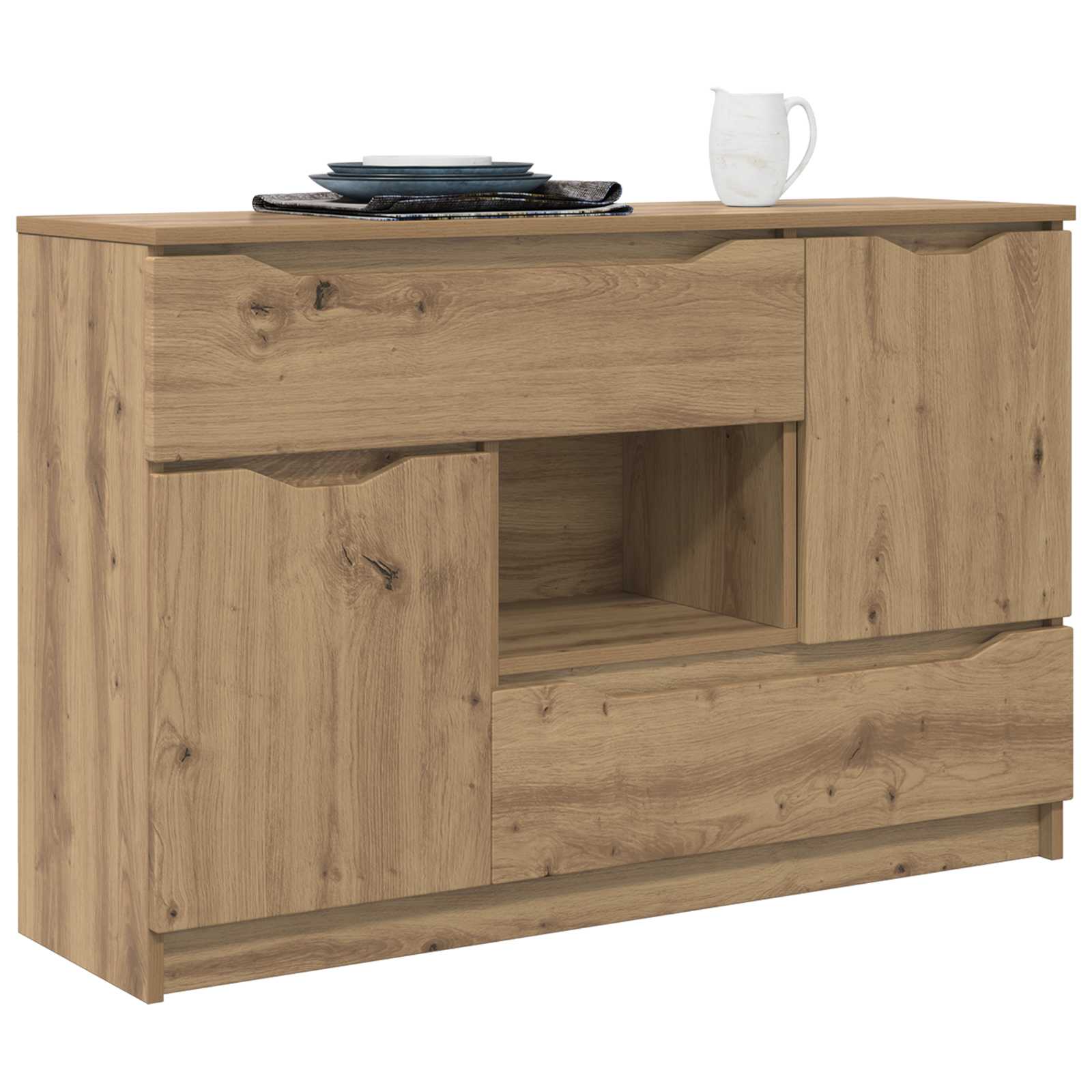 vidaXL Bufet Dąb rzemieślniczy 100 x 30 x 65,6 Drewno inżynieryjne