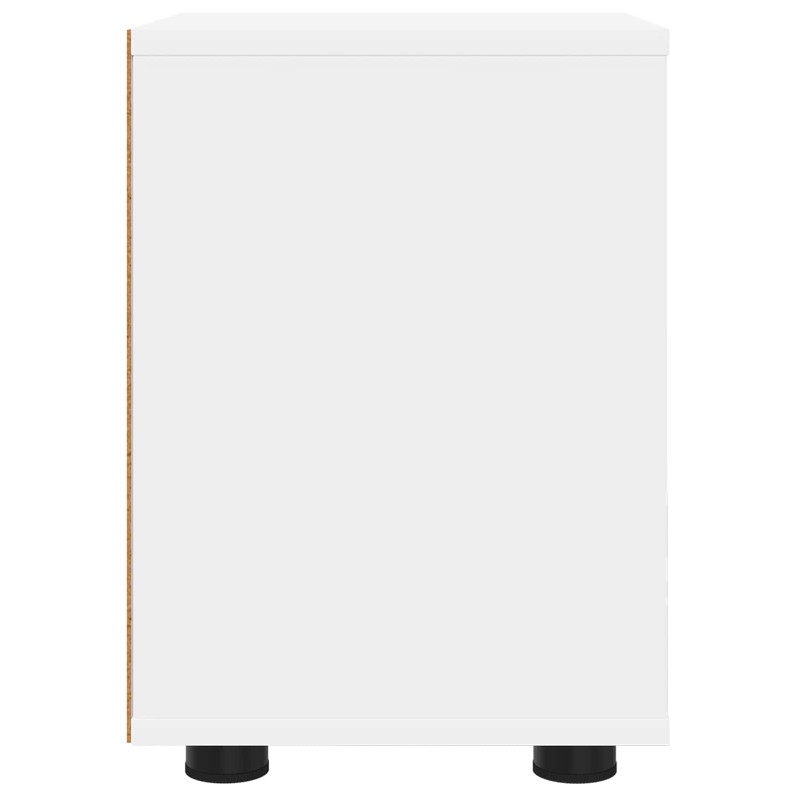 vidaXL Stolik nocny Biały 30,5 x 30 x 43 cm Drewno inżynieryjne