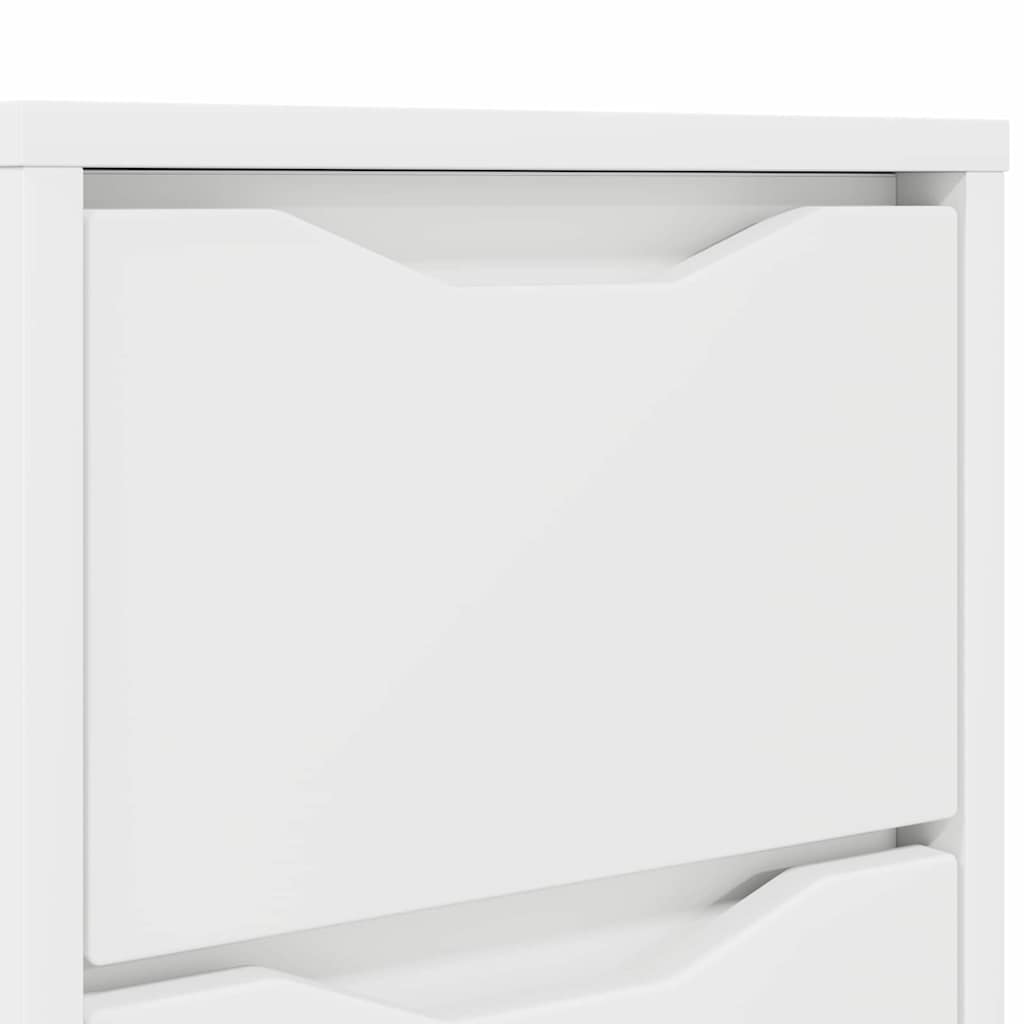 vidaXL Szafki nocne z szufladą 2 pcs Biały 30,5 x 30 x 43 cm