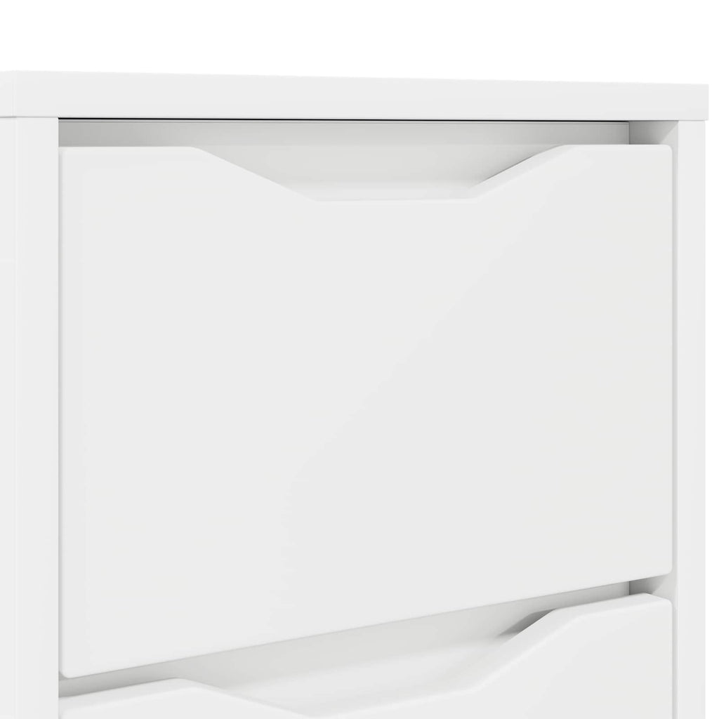 vidaXL Szafki nocne 2 szt. Biały 30,5 x 30 x 43 cm Drewno inżynieryjne