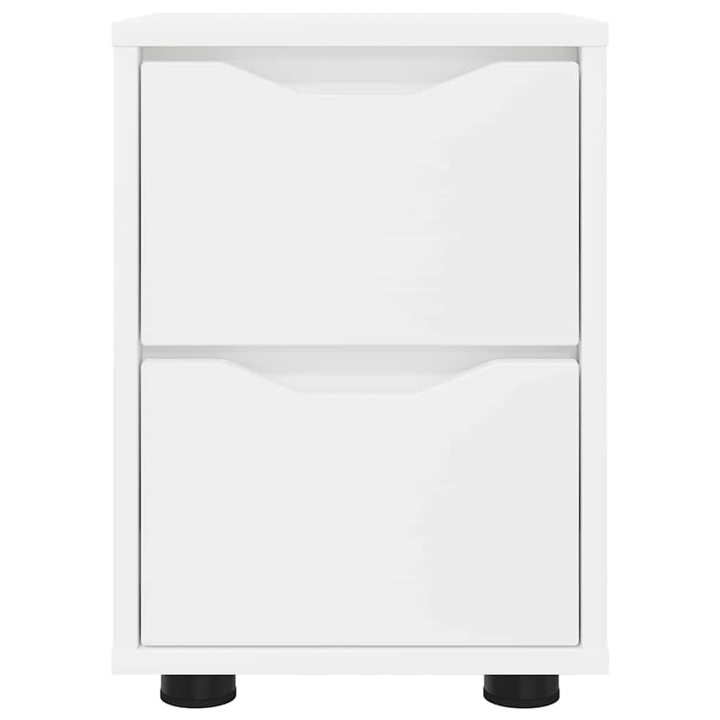 vidaXL Szafki nocne z szufladą 2 pcs Biały 30,5 x 30 x 43 cm