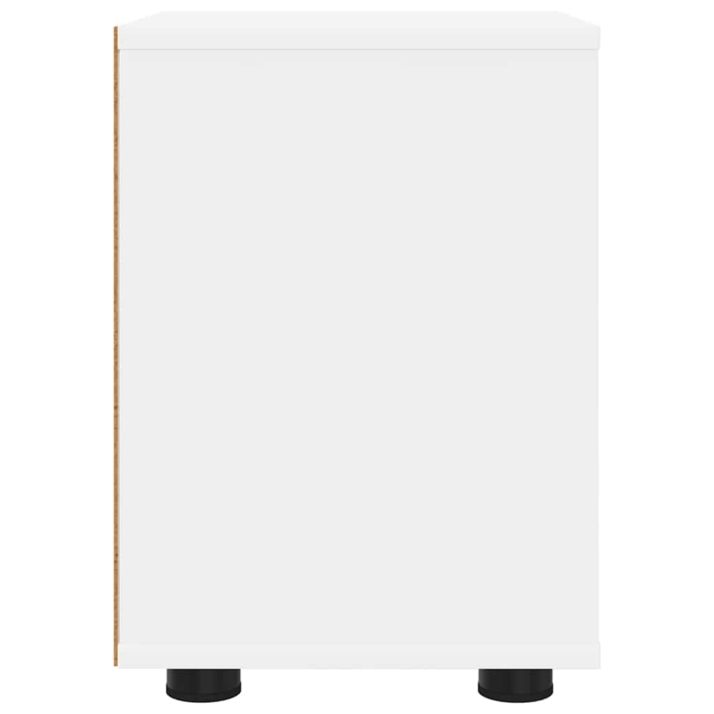 vidaXL Szafki nocne z szufladą 2 pcs Biały 30,5 x 30 x 43 cm