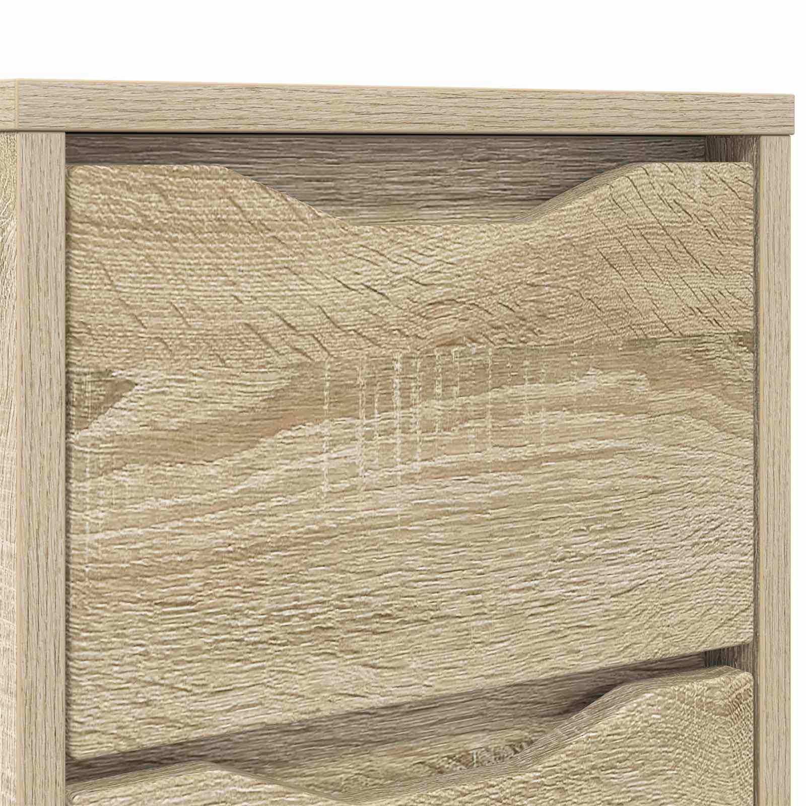 vidaXL Stolik nocny z szufladą Dąb Sonoma 30,5 x 30 x 43 cm